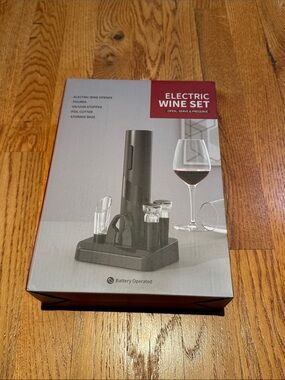 Electric Wine Set - Black